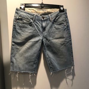 Joe’s ripped partially jeans